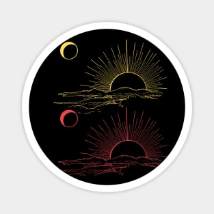 Sunrise & Sunset Magnet